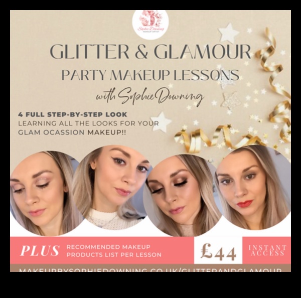 الأضواء، الكاميرا، التألق: إطلاق العنان لقوة تقنيات مكياج الحفلات