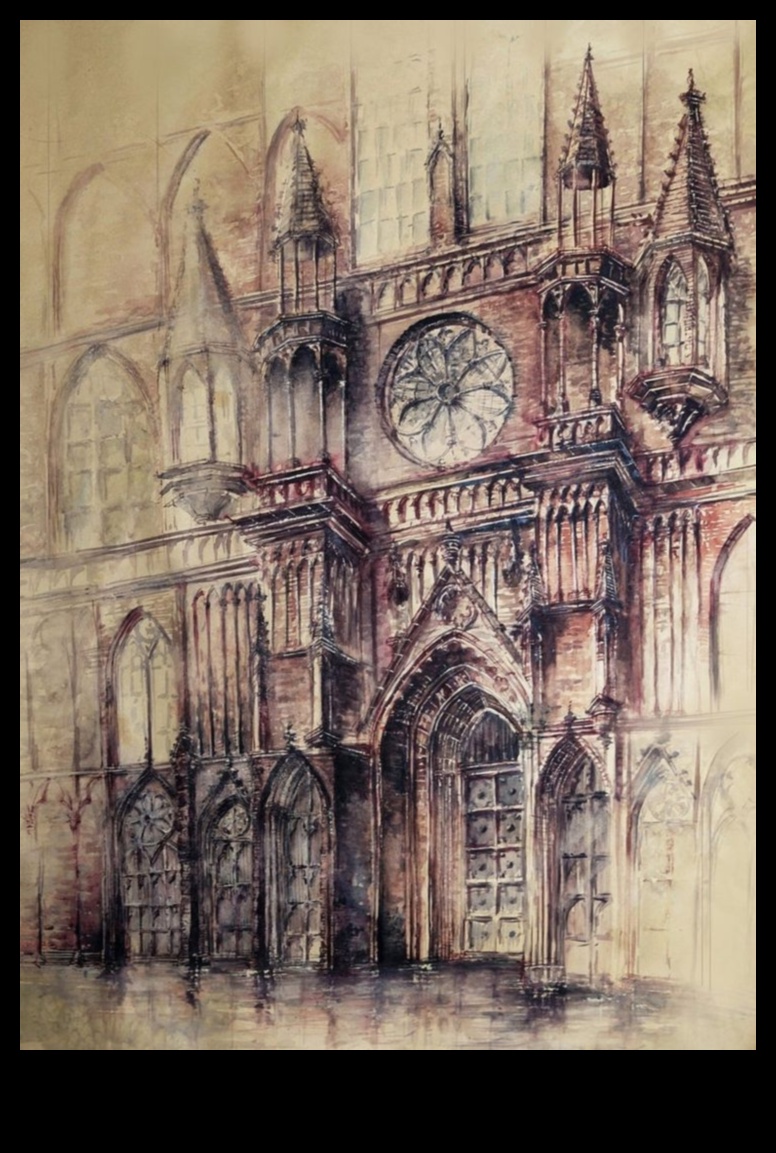 ألوان الكاتدرائية: الحيوية في اللوحات الجدارية القوطية