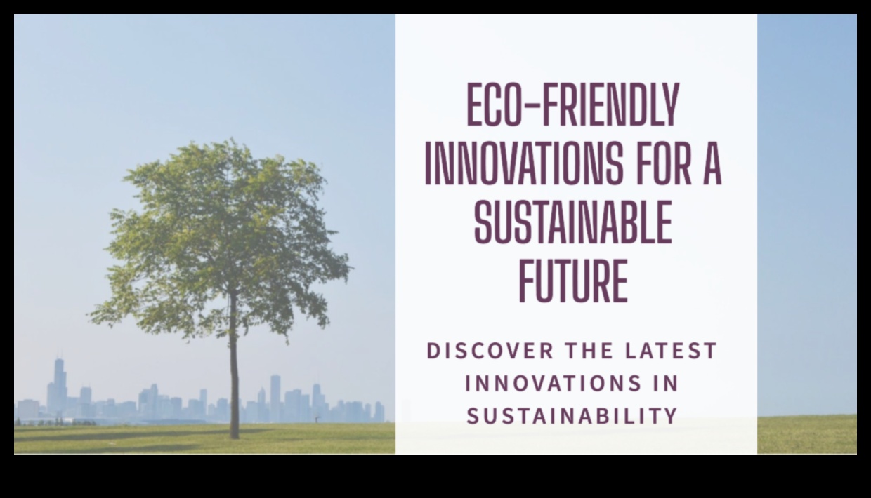 عجائب صديقة للبيئة: تحويل الأفكار إلى حقائق متجددة